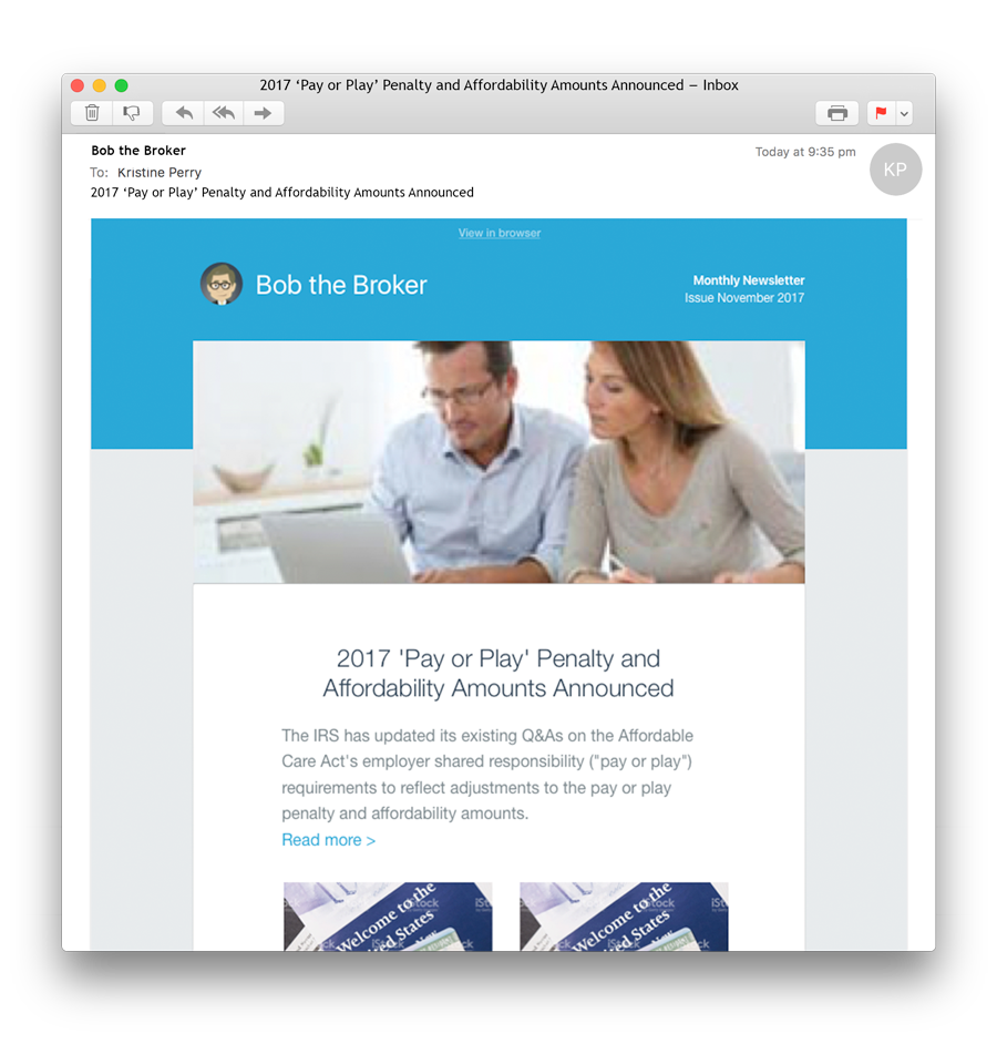 HR360 - Email Newsletter - Design and Development by Kristine Perry